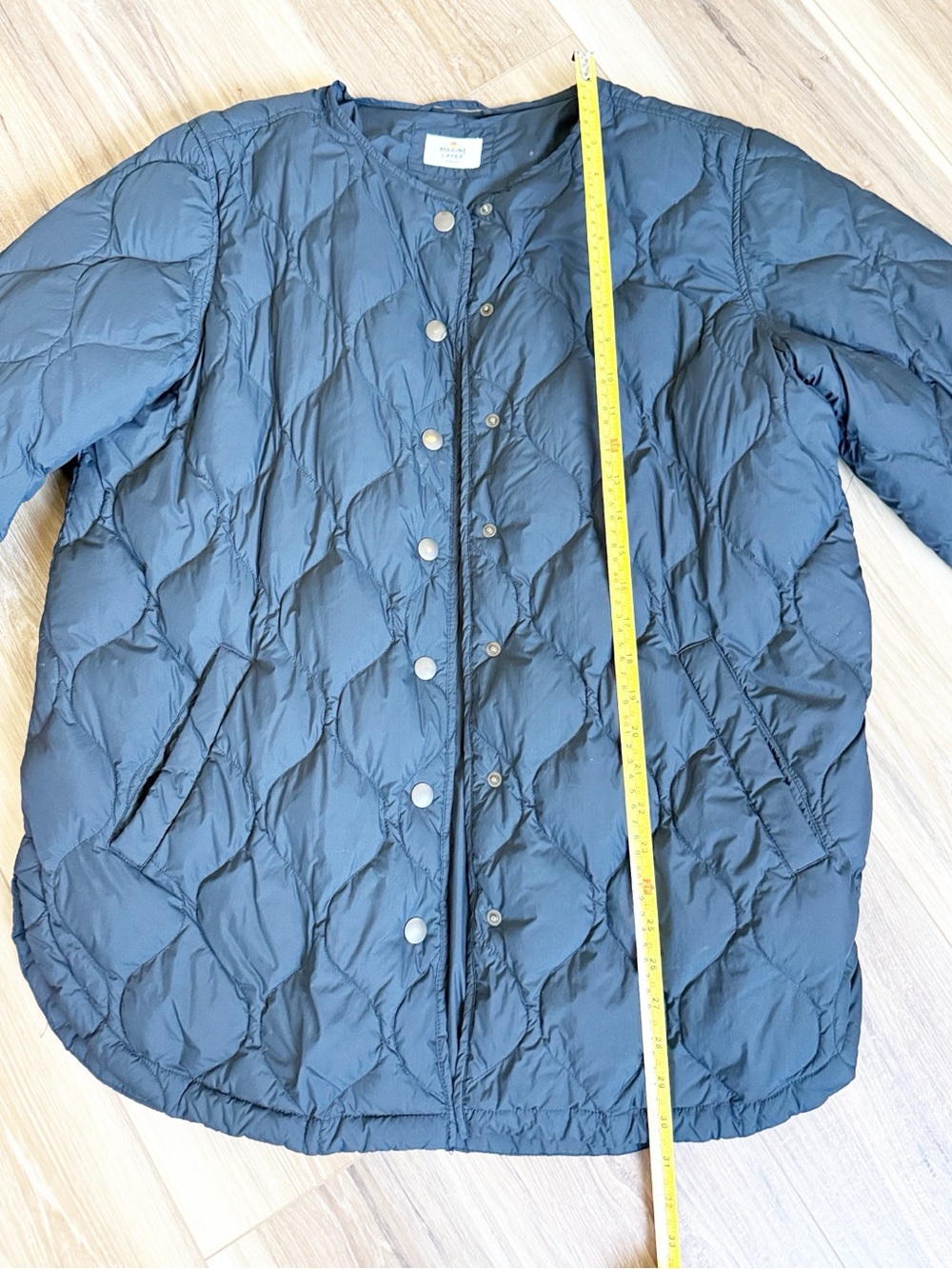 Marine Layer Lightweight Quilted Black Women's Jacket - - Picture 6 of 10